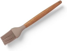 Resim Deconox Bambu Saplı Silikon Fırça, Bambu Uzun Silikon Yağ ve Yumurta Fırçası 27cm 3 Renk Seçenekli (TABA) 