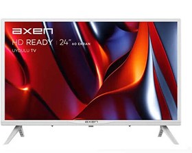 Resim AXEN AX24LED09-B 24'' HD Ready Uydulu Led Beyaz Tv 