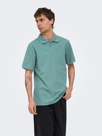 Resim Only & Sons Ben Erkek Yeşil Polo Tişört (22035825-TRL) 