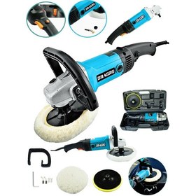 Resim Dragro GRZ-plsj4200 Mavi 4200 W Bakir Sargili 6 Kademe Polisaj Makinasi Zımpara Makinası 