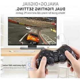 Resim Createtech Ps3 2.4g Kablosuz Joystick /pc/tv Kutusu X Pro Konsol Oyun Denetleyici Siyah 