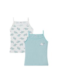 Resim Civil Girls Cute Bird 2-12 Yaş Kız Çocuk 2'li Atlet - Standart 