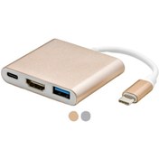 Resim Hadron Hd4687 Hdmı Type-C Usb 3.0 4K Dıgıtal Av Multiport Tv Adap 