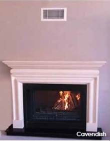 Resim Cavendısh Model Odunlu Şömine 