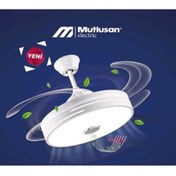 Resim Mutlusan (20'') 52 cm 30W 230V Monofaze Aydınlatmalı Bluetoothlu Uzaktan Kumandalı Tavan Vantilatörü 