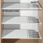 Resim Yerden Tasarruf Sağlayan 3 Katlı Ayarlanabilir No-Drill Karbon Çelik ve Plastik Raf Birimi - Dolap, Mutfak, Yatak Odası, Banyo ve Ayakkabı Depolama için İdeal - Verimli Alan Kullanımı için Dikey Yığınlanabilir Tasarım, Ayakkabı Depolama Organizatörü | Ayarlanabilir Raf Birimi | Dayanıklı Plastik Raflar, Raf Rafı 