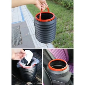 Resim Çılgın Tahtakale Çok Amaçlı Katlanabilir Araç Içi Kova 