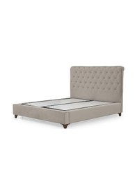 Resim Minar Mobilya Deluxe Baza+Başlık Bej 150 x 200 CM 