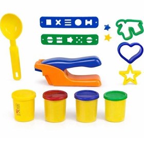 Resim Oyun Hamuru Seti Şekillendir Kes Eğlen 4 Renk 