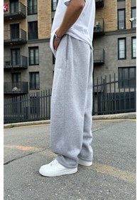 Resim Flex Tech Oversize Eşofman Gri Melanj Gri Melanj 