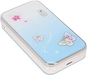 Resim Kıdemli Flip Telefon, 2,4 inç HD Renkli Ekran 2G Çift SIM Yuvalı Kilitsiz Flip Telefon, Büyük Düğmeler LED Işık, Kıdemli Çocuklar Için Hediyeler Için 6800AH Cep Telefonu (AB Tak) 