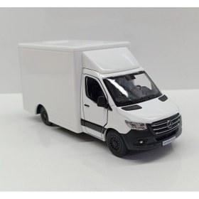 Resim Kinsmart 1:48 ölçek MERCEDES BENZ SPRİNTER KAMYONET 14 cm. Uzunluk 