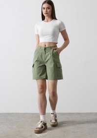 Resim Genel Markalar eyesof Cargo Cepli Şort - Haki 