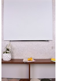 Resim Ekru Karartma Düz Etek Dilimsiz Ekru Blackout Zebra Stor Güneşlik Perde 240 X 260 