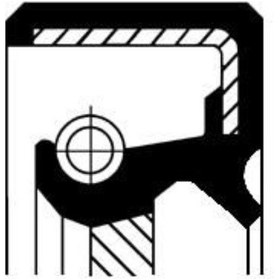 Resim Yağ Keçesi Diferansiyelhtc9 35 0x 54 0x 9 5 Acm 90486078 