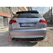 Resim Audi A3 2003-2008 4 Kapı Difüzör Fiber Boyasız 
