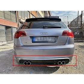Resim Audi A3 2003-2008 4 Kapı Difüzör Fiber Boyasız 