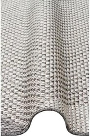 Resim Mono Koleksiyonu Yumuşak Dokulu Kaymaz Tabanlı Şık Kilim MNO 03 Gri, 160 x 150 