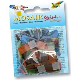 Resim Folia Buzlu Mozaik 10X10 Mm. 190 Adet Karışık Renk 