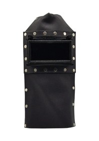 Resim Deri Kapaklı Kaynakçı Baş Maskesi 