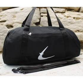 Resim Bevitton Siyah Renkli Ayarlanabilir Askısı Unisex Spor Çantası Seyahat Çantası Ve Fitness Çantası 