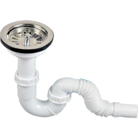 Resim Geylani Yapı Market Güçlü S Tekli Çöpmak Sifonu Ø32-50 Derin S Borulu Sifon 