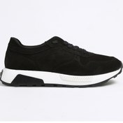Resim Fabrika Siyah Erkek Deri Sneaker CHEJU Fabrika