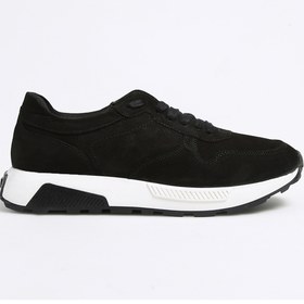 Resim Fabrika Siyah Erkek Deri Sneaker CHEJU 