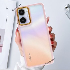 Resim lionmycase aksesuar Realme 10 Pro 5g Kılıf Lüks Metal Platin Lens Çerçeve Kamera Koruma Darbeye Dayanıklı Zırh Kapak 