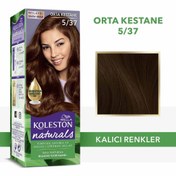 Resim Wella Koleston Naturals Saç Boyası 5/37 Orta Kestane 