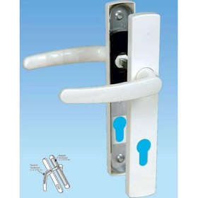 Resim Pvc Pimapen Kapı Pencere Kolu Balkon Tuvalet Banyo Kapı Kolu Plastik Kapı Kolu 