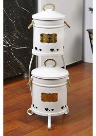 Resim Yıldıray Metal Metal Standlı Küçük Boy Mini Patates Soğanlık 769245193703 