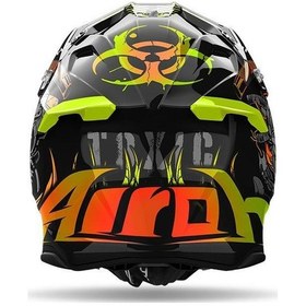 Resim Airoh Twist 3 Toxıc Gloss Kapalı Motosiklet Kaskı Sarı - Siyah 