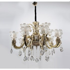 Resim Avize Salon,Oturma Odası Cam Kol 15 Li 2 Kat (511001554) 