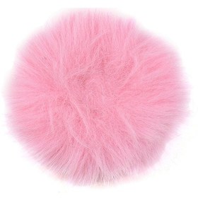 Resim Wezone Pembe Mikrofon Peluş Muhafaza Kapağı - Lavaliye Tipi Rüzgar Engeli Koruyucu 