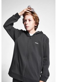 Resim Lescon Çocuk Fermuarlı Kapüşonlu Sweatshirt 25s-3226-25b 
