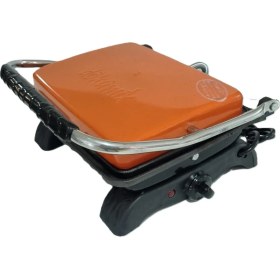 Resim Dökümix Demir Döküm Turuncu 1800 Watt 4-6 Dilim Ev-Sanayi-Büfe Tipi Tost Makinası Ve Izgara 