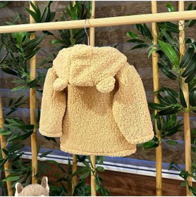 Resim PATSAN Peluş Polar Bebek Kapüşonlu Fermuarlı Hırka Wellsoft 