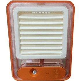 Resim Taşınabilir Misting Fanı Usb Şarj Edilebilir Su Misting Fanı 1023 Portakal Rengi 