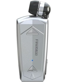 Resim Fineblue F520 Kablosuz Kulaklık Geri Çekilebilir Mikrofonlu Hands-free Gümüş 