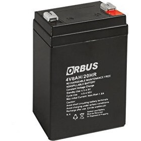 Resim Orbus 4V 8Ah Kuru Akü 