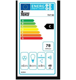 Resim Teka TVT 90 Duvar Tipi 90 CM Davlumbaz 