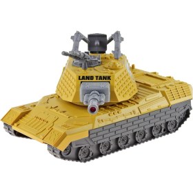 Resim Tank Süper Tank 1:16 Ölçek Oyuncak Işıklı Sesli Sürtmeli 30 Cm 