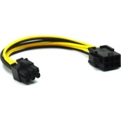 Resim 6 Pin Dişi Erkek Uzatma Kablosu 6pin To 6pin Güç Uzatma Kablosu Ekran Kartı Power Kablo 