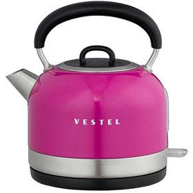 Resim Vestel Retro Pembe 2200 W 1.7 L Çelik Kettle 