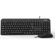 Resim Inca IMK-375T Q Türkçe USB Multimedya Siyah Klavye+ Mouse 