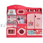 Resim Sesli ve Işıklı Mini World Mutfak Oyun Seti 3 