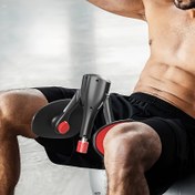 Resim 1 adet Ayarlanabilir Kegel Egzersiz Aleti Erkekler ve Kadınlar İçin - PVC Pelvik Taban Kas Antrenörü, İç Uyluk Pilates Ekipmanı, Evde Antrenman Kalça Egzersizi Masanın Altında Bantla, Şarj Olmayan Güç Modu 