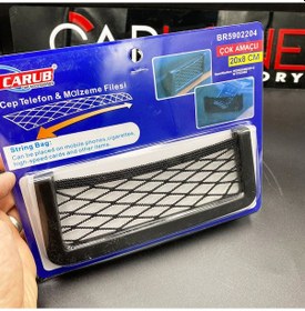 Resim Araç İçi Fileli Pratik Göz Telefon Malzeme İçin Ceplik 