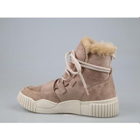 Resim Mp 242-1876 Bej Süet Kadın Bot Bej Süet 